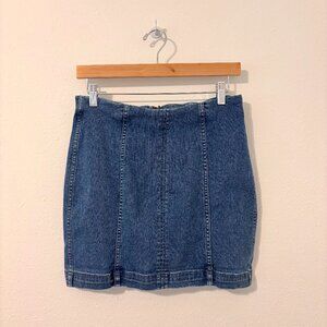 Free People Denim Mini Skirt